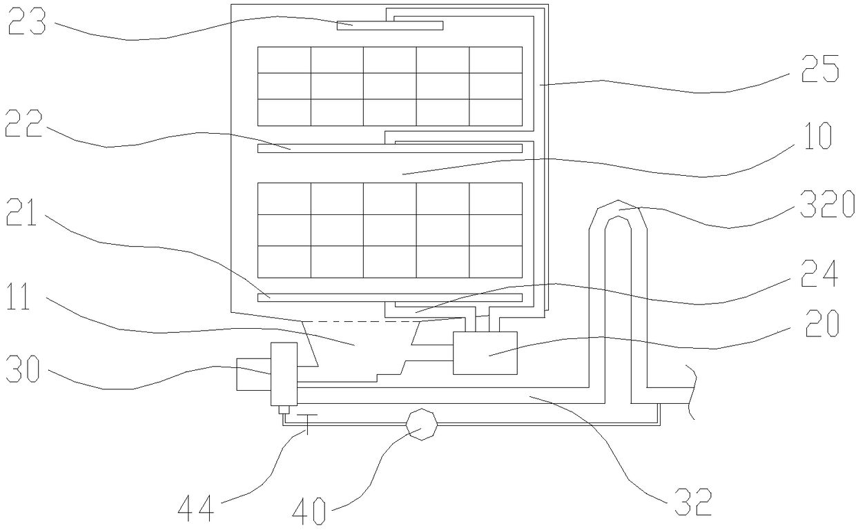 Drainage system of dishwasher