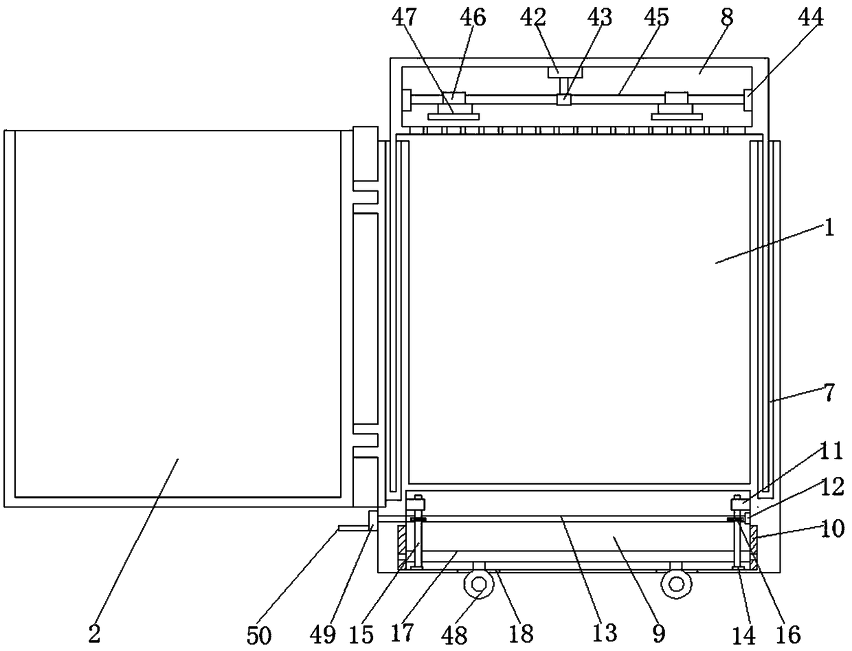 Packaging box for clothing transportation