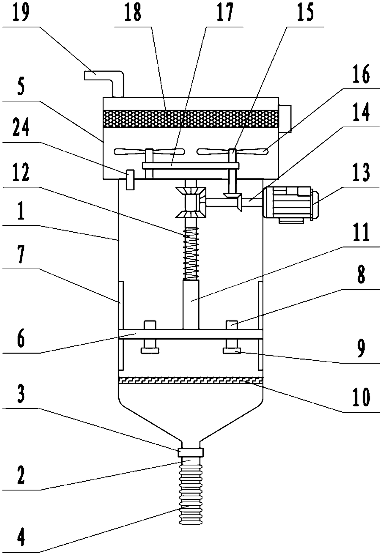 Organic matter sampling device in underground water