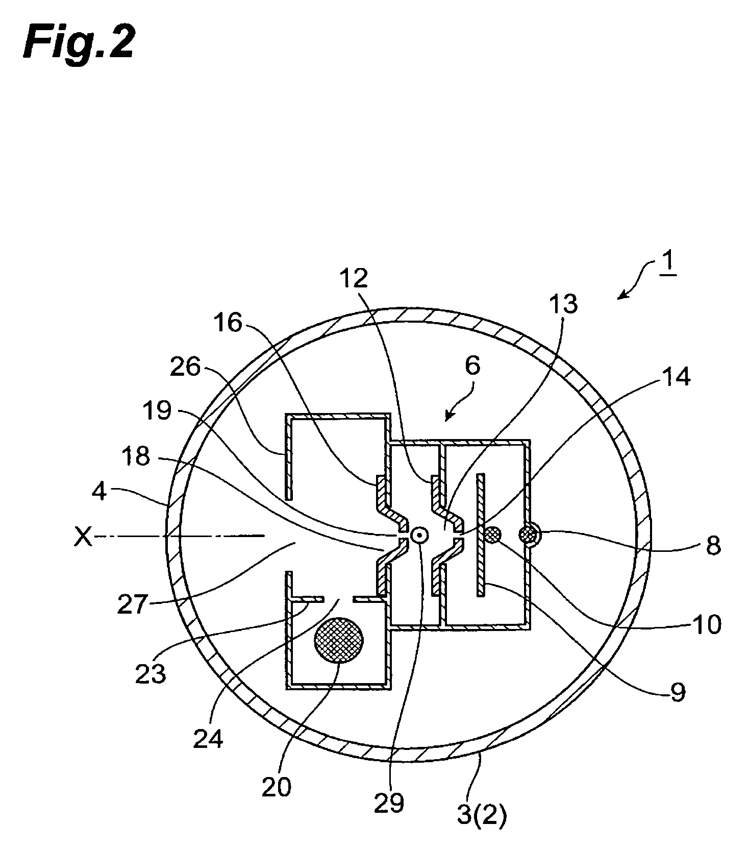 High-luminance gas discharge tube with diaphragm elements within discharge path