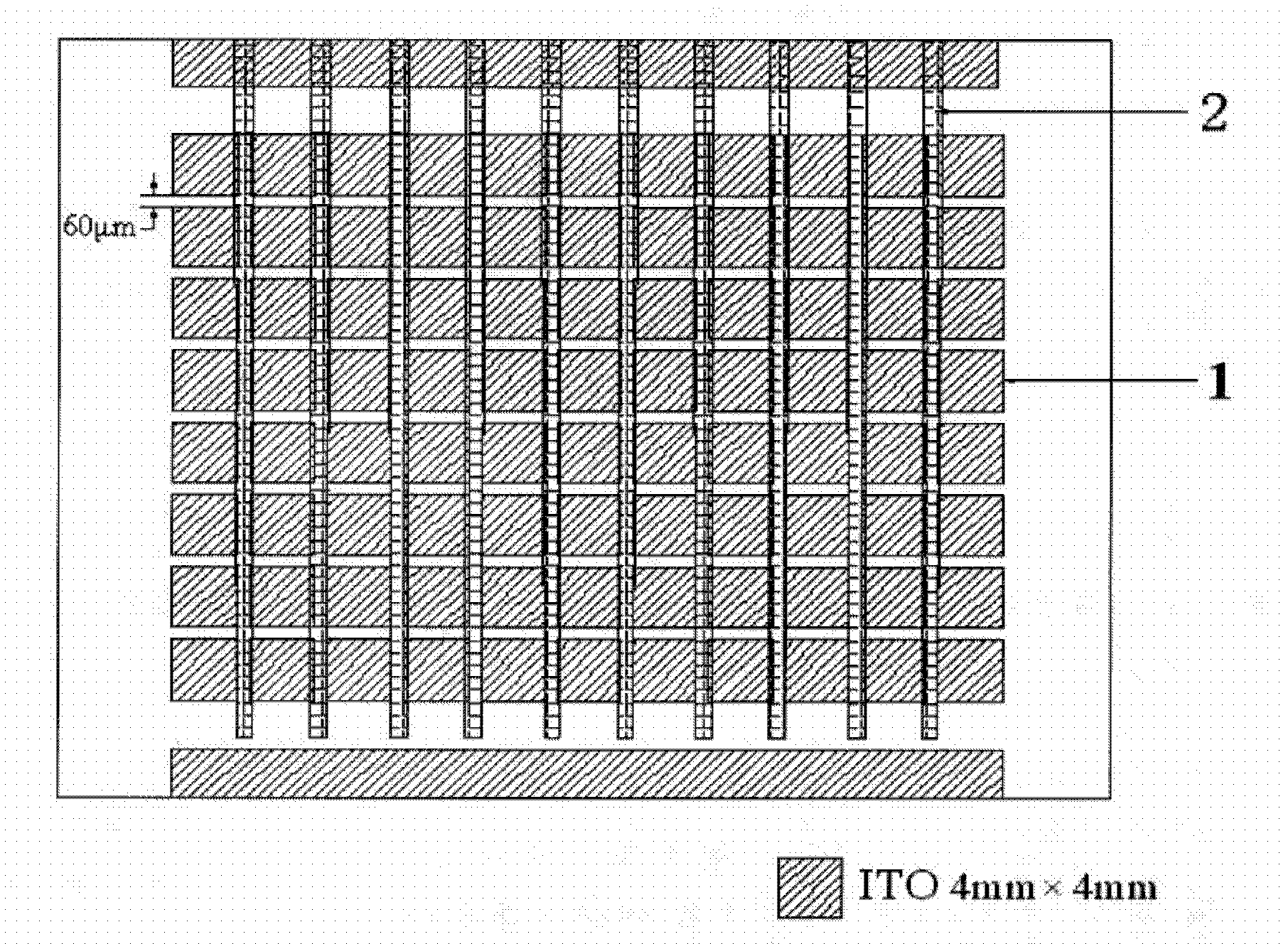 Large-area organic electroluminescence area light source and electrode extraction method thereof