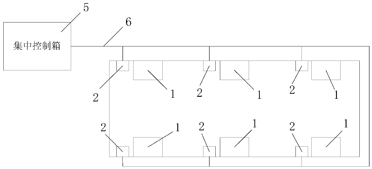 Air conditioner centralized control system for granary