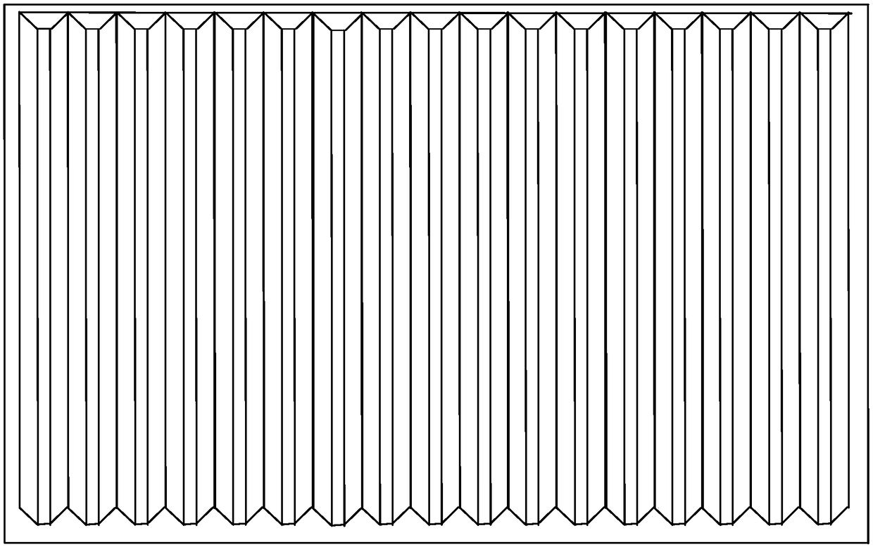 An adhesive film for photovoltaic modules having a pattern directionally reflecting light on the surface and having a cross-linked surface cured with ultraviolet light