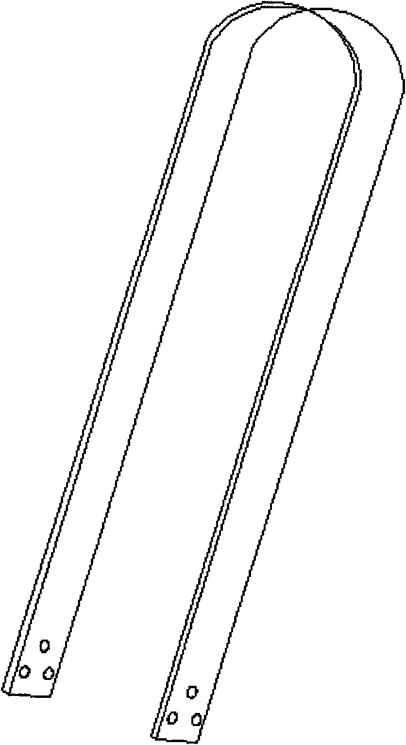 U-shaped heating element of silicon tetrachloride hydrogenation furnace and manufacturing process thereof