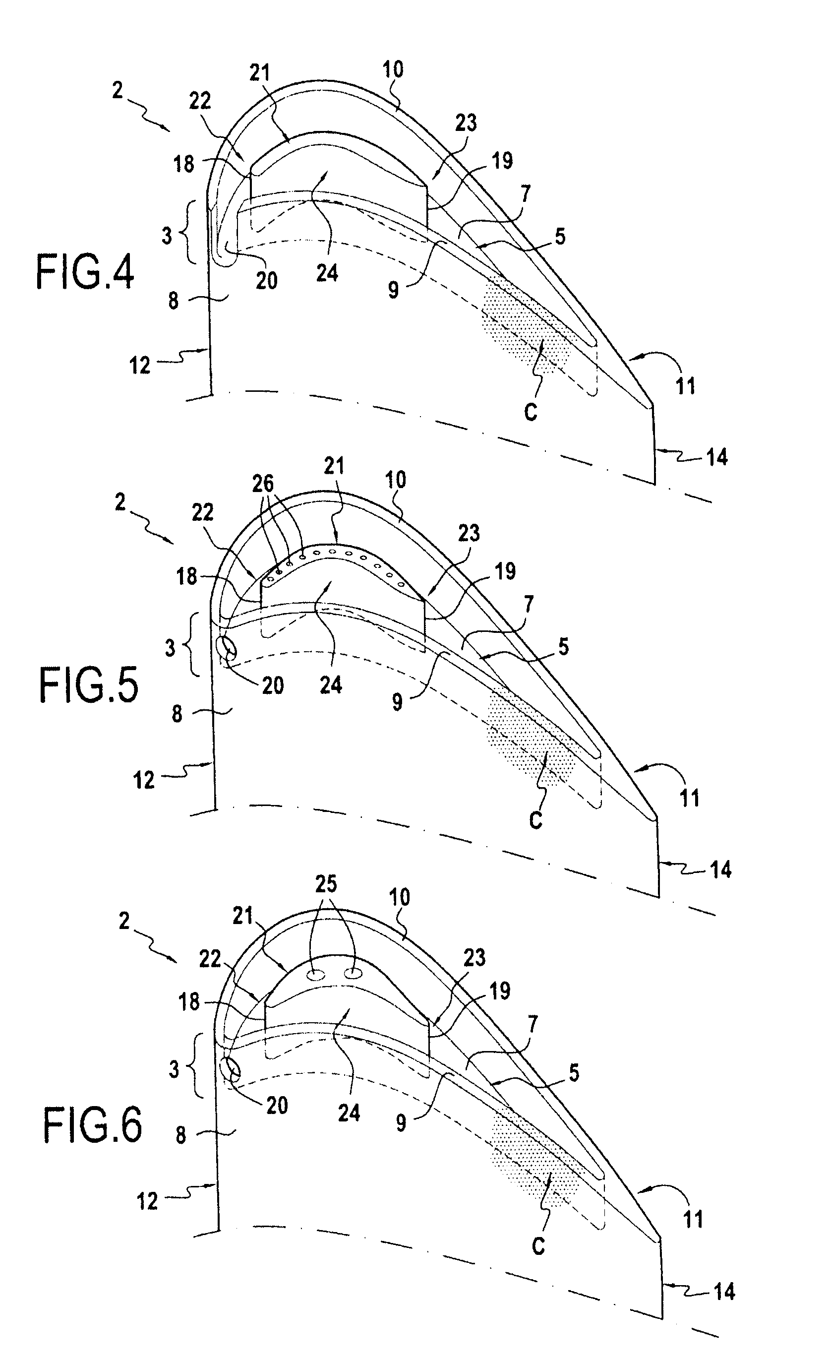 Cooling of the tip of a blade