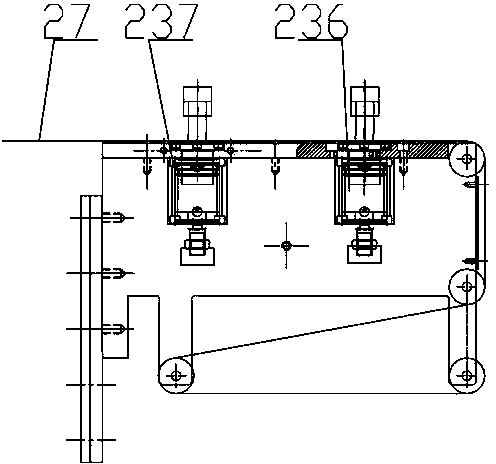 Binding machine for cigarette case paperboard stacks and binding system