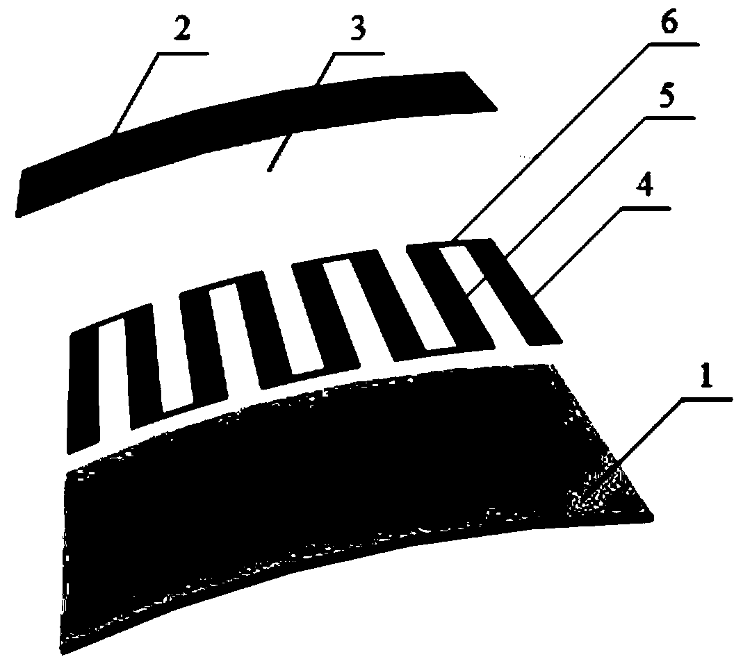 Ink printing preparation method and structure of photo-assisted thermoelectric device