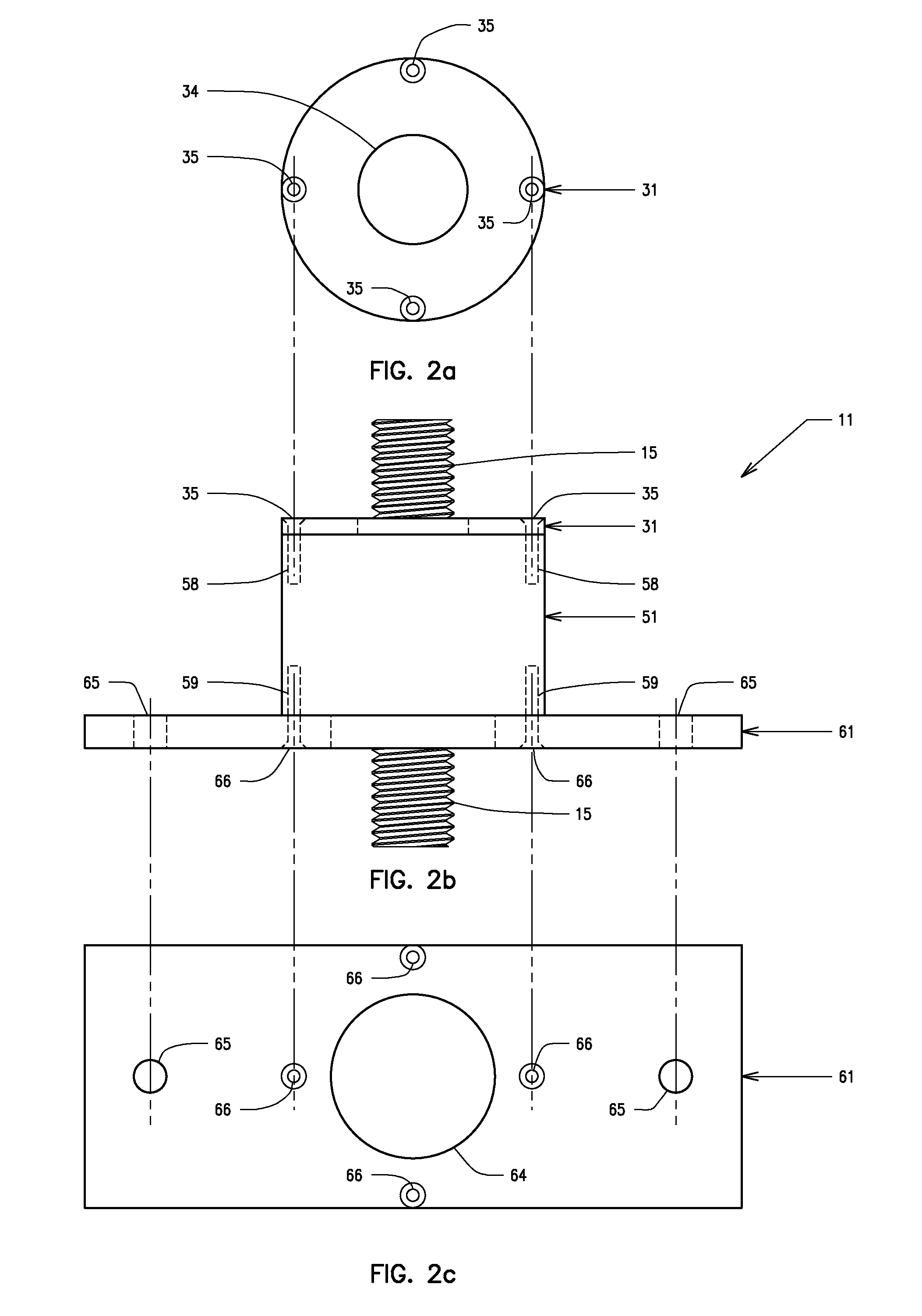 Ratcheting-type shrinkage compensating device for use in continuous tie-down systems