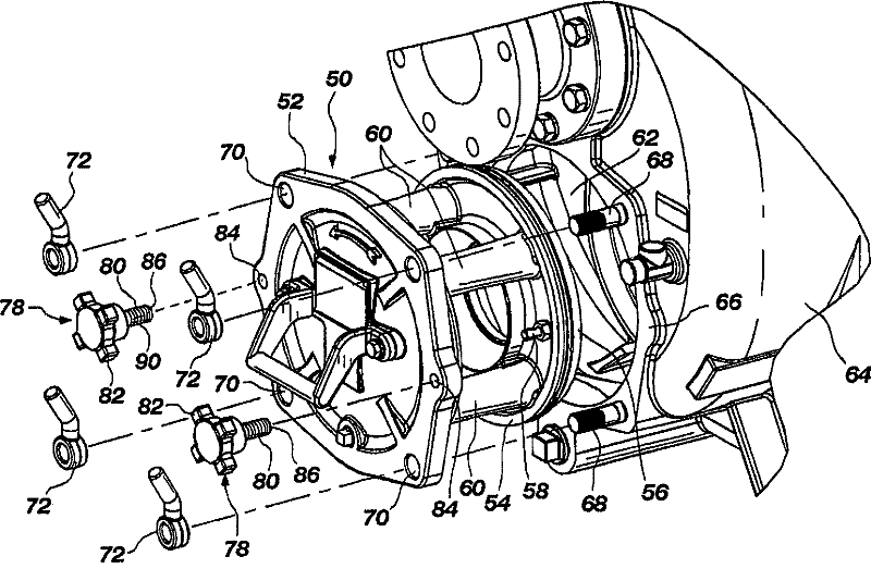 Eccentric pump with clean-out assembly