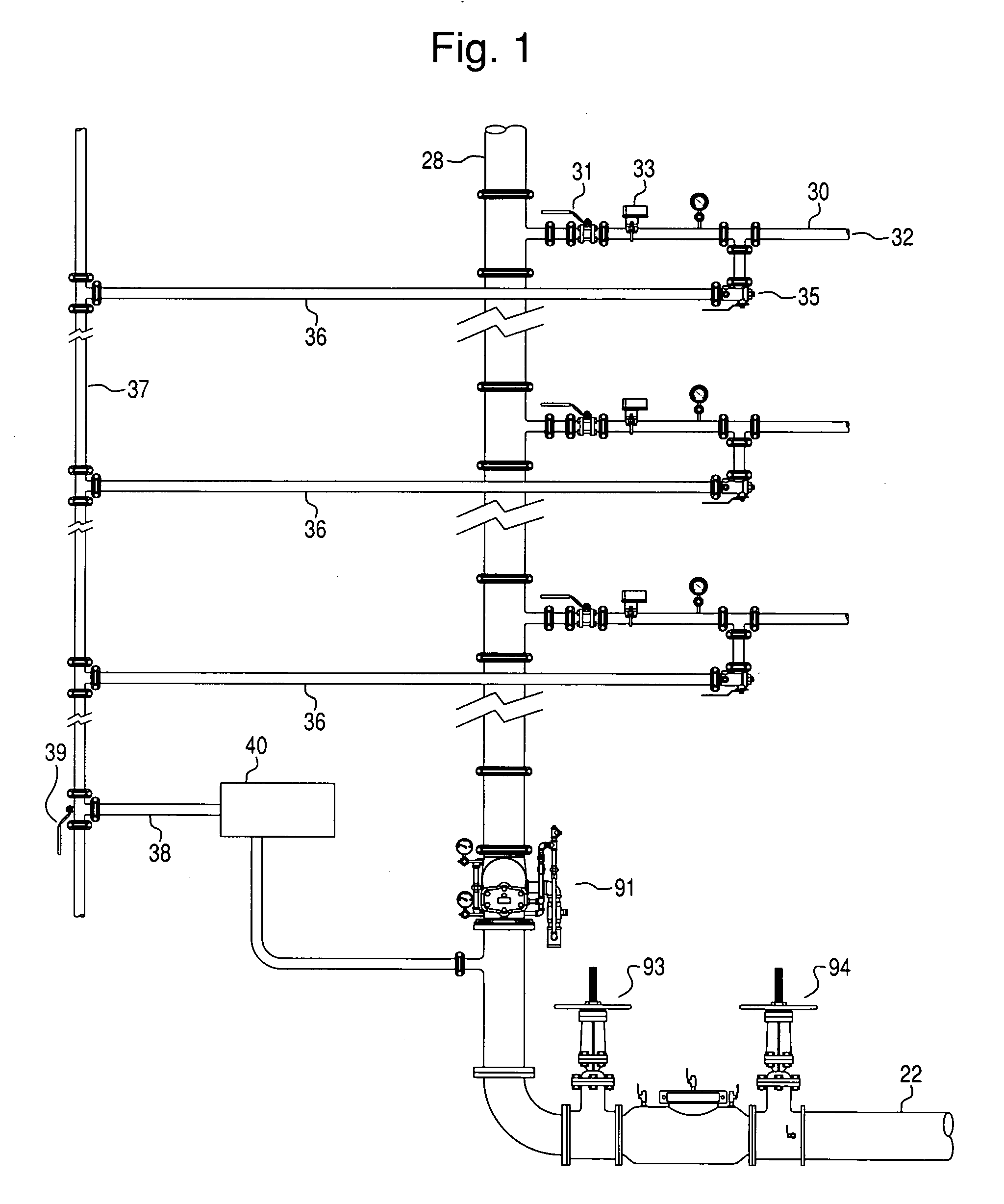 Fire suppression fluid circulation system