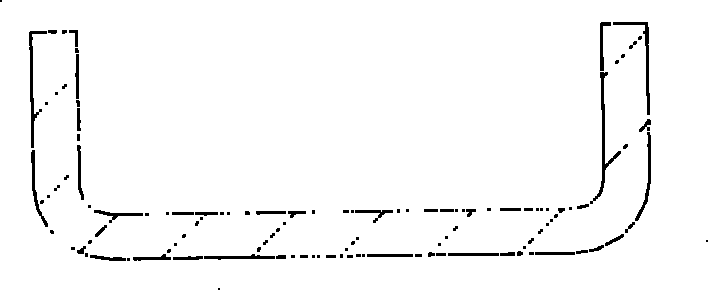 Method for shaping container bottom cross beam and preparing method