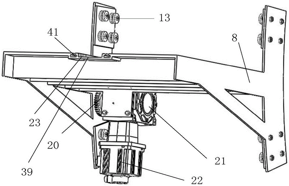 A tooling equipment for loading and unloading cabins on the ground for loading and unloading cargo in space capsules