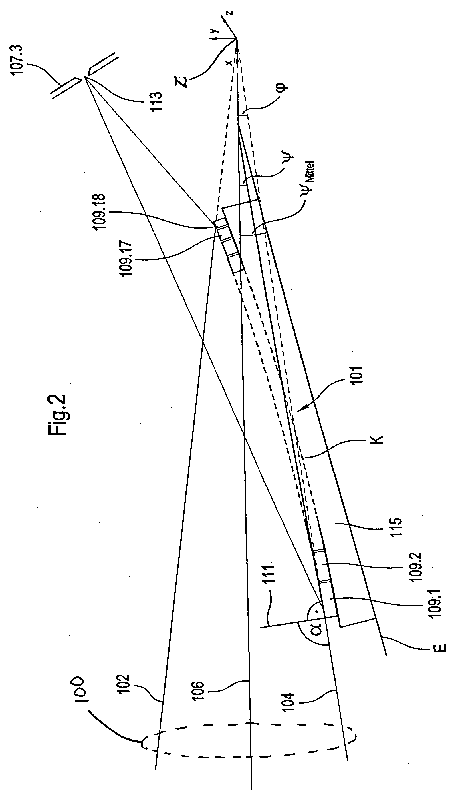 Grating element for filtering wavelengths &#x3c; 100 nm