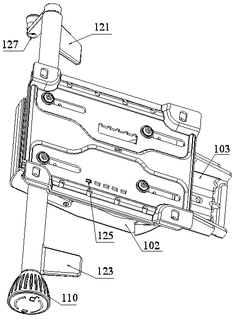 Chassis structure of swivel chair