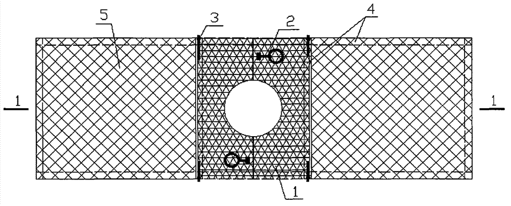 Tool type operating platform for pile foundation tremie extension