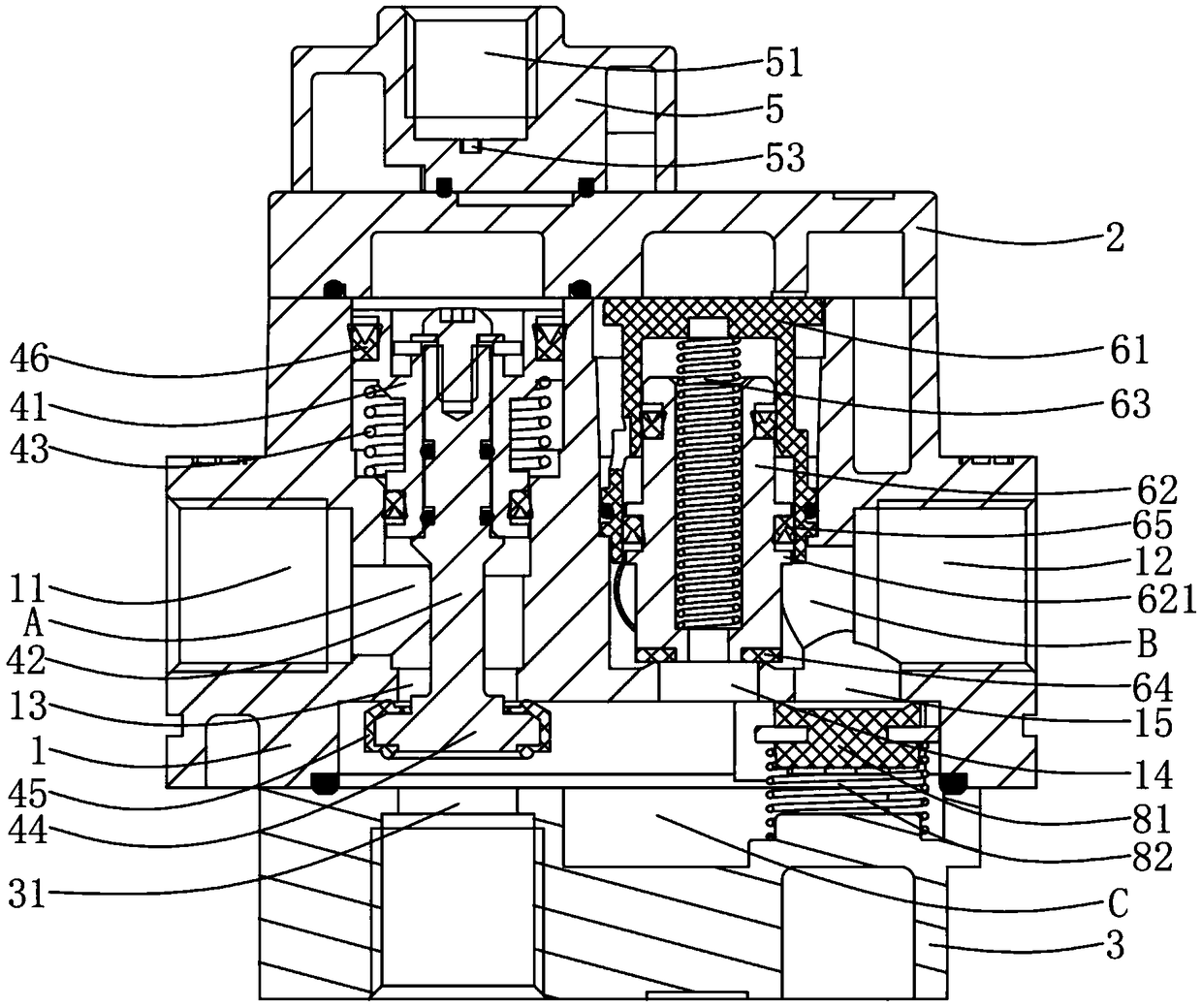 An air-controlled stable start valve