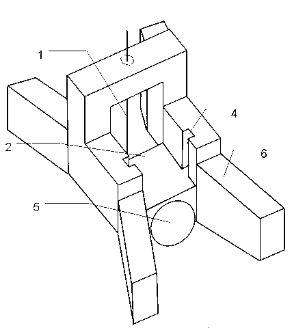 Open trench control drainage device for rice-wheat crop rotation farmlands