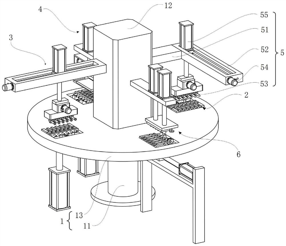 Toothbrush head production process and equipment and toothbrush head