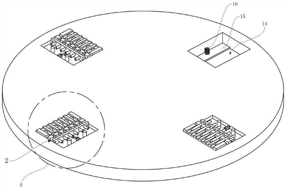 Toothbrush head production process and equipment and toothbrush head