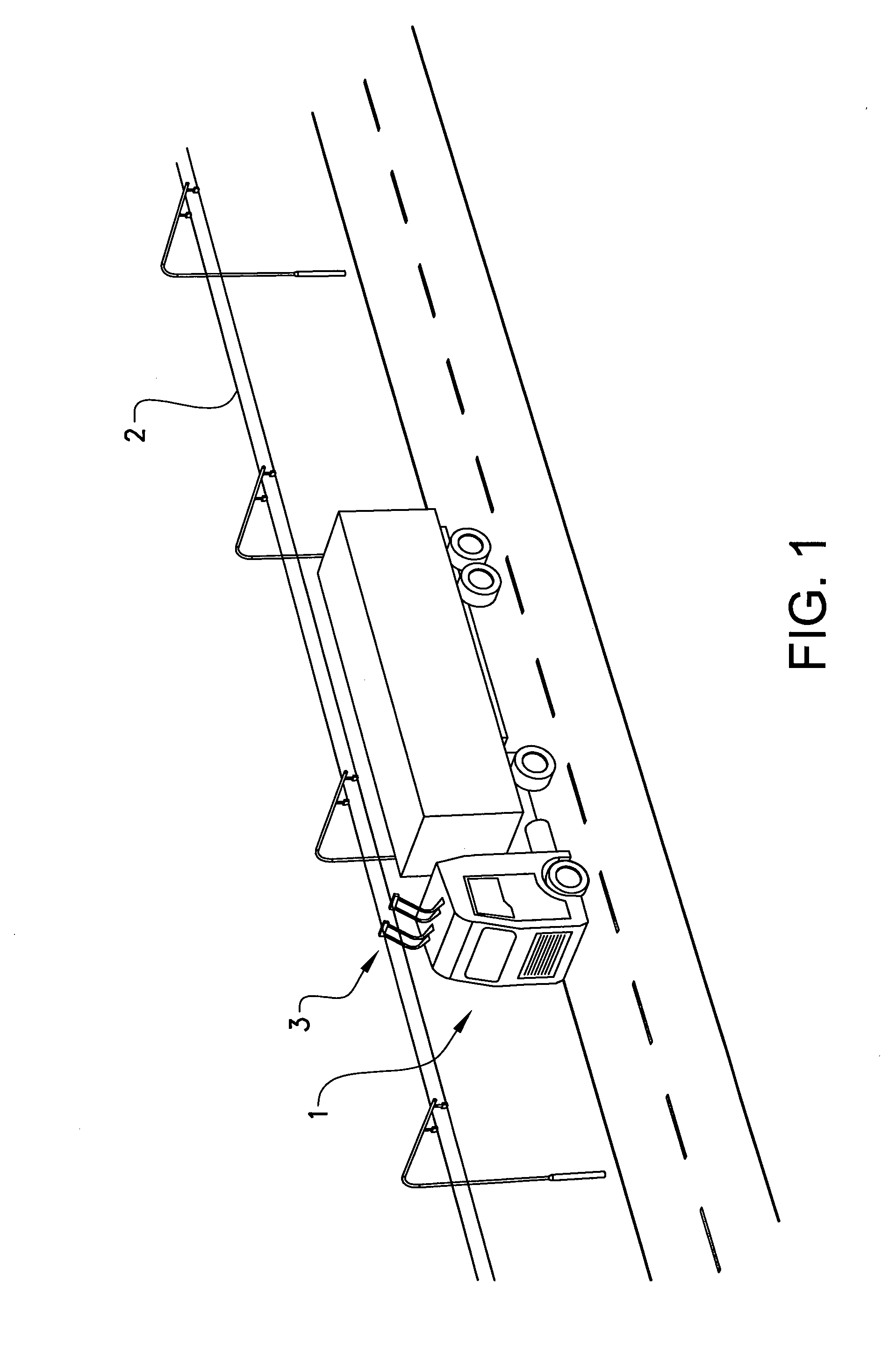 Energy management system for a non-railbound vehicle