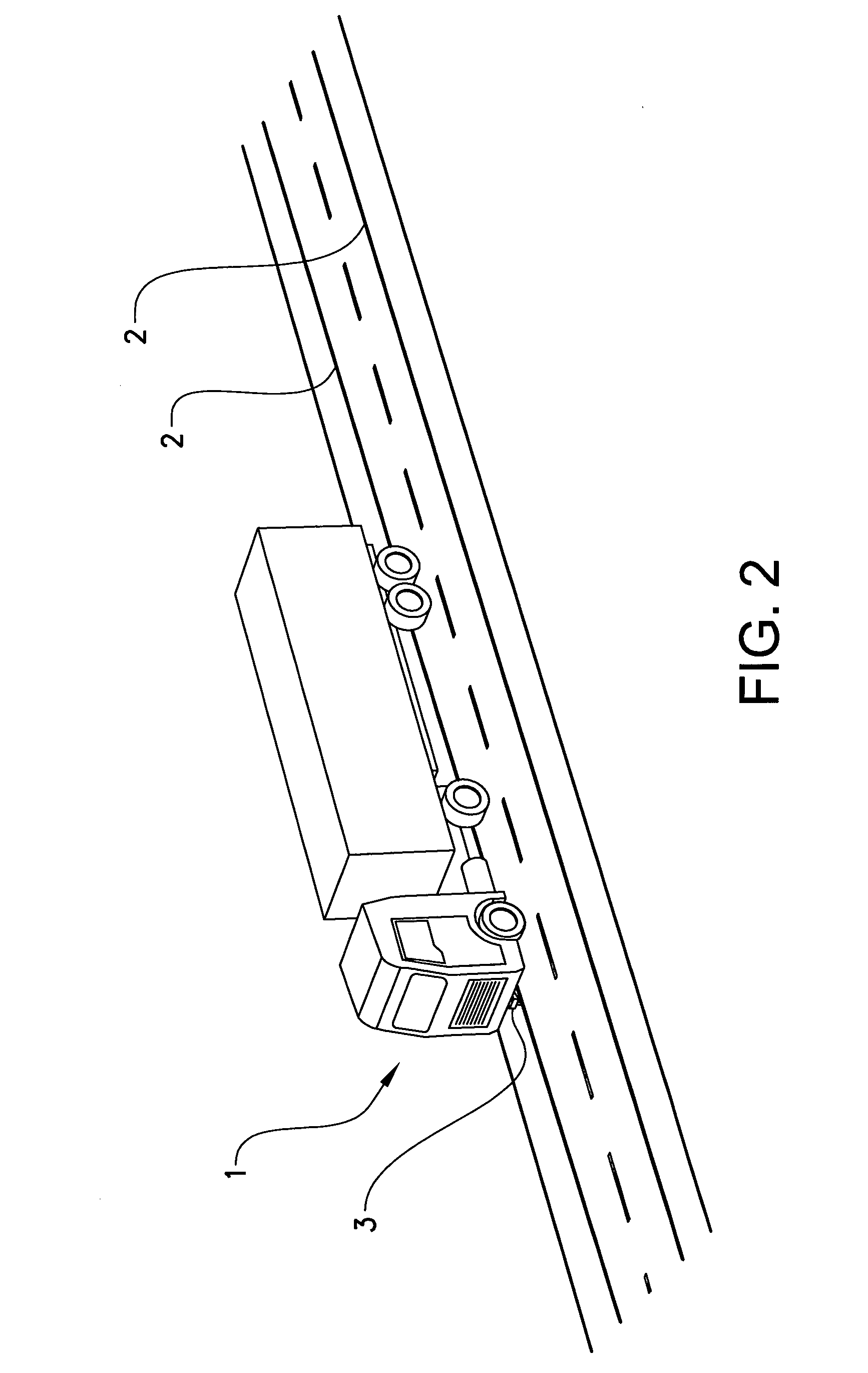 Energy management system for a non-railbound vehicle