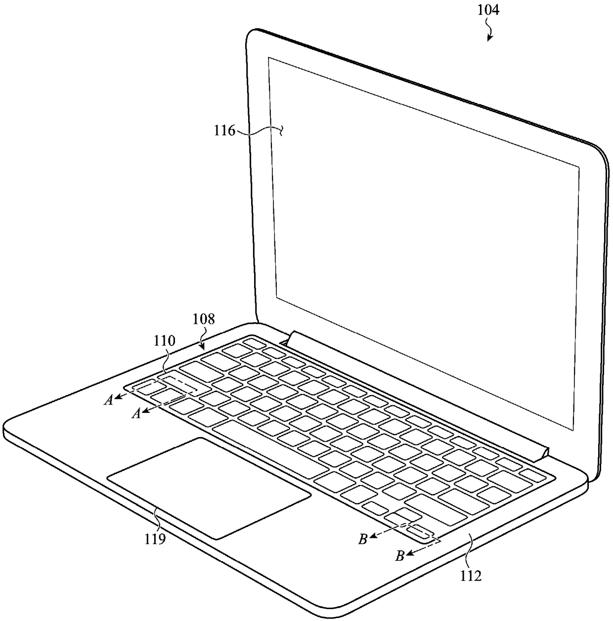 Low-travel illuminated key mechanism