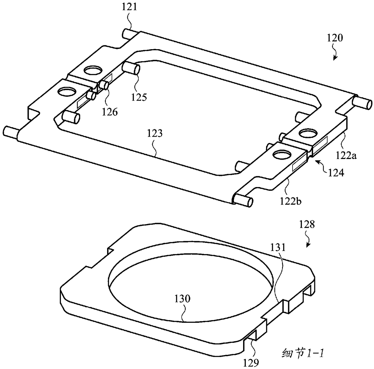 Low-travel illuminated key mechanism