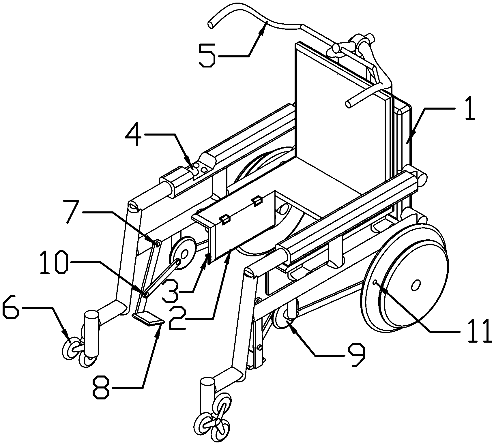 Convenient wheelchair