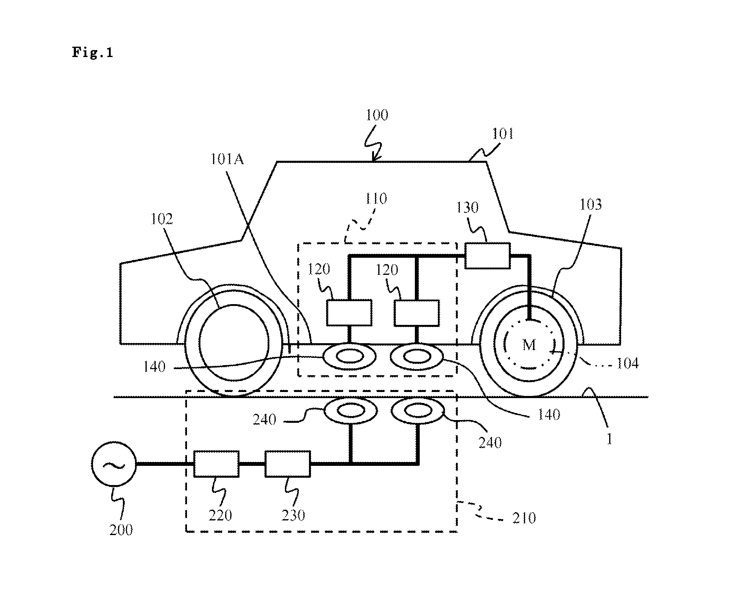 Non-Contact Charging Apparatus for Mobile Body and Non-Contact Charging Method for Mobile Body