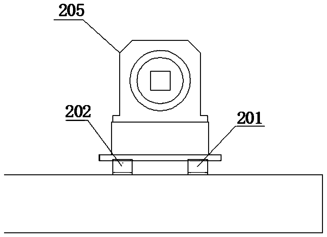 Electric spindle reliability test device based on synchronous hydraulic cylinder drive loading