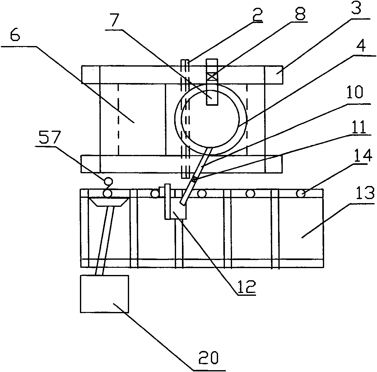 Ingot casting device for automatically clearing impurity and finishing appearance