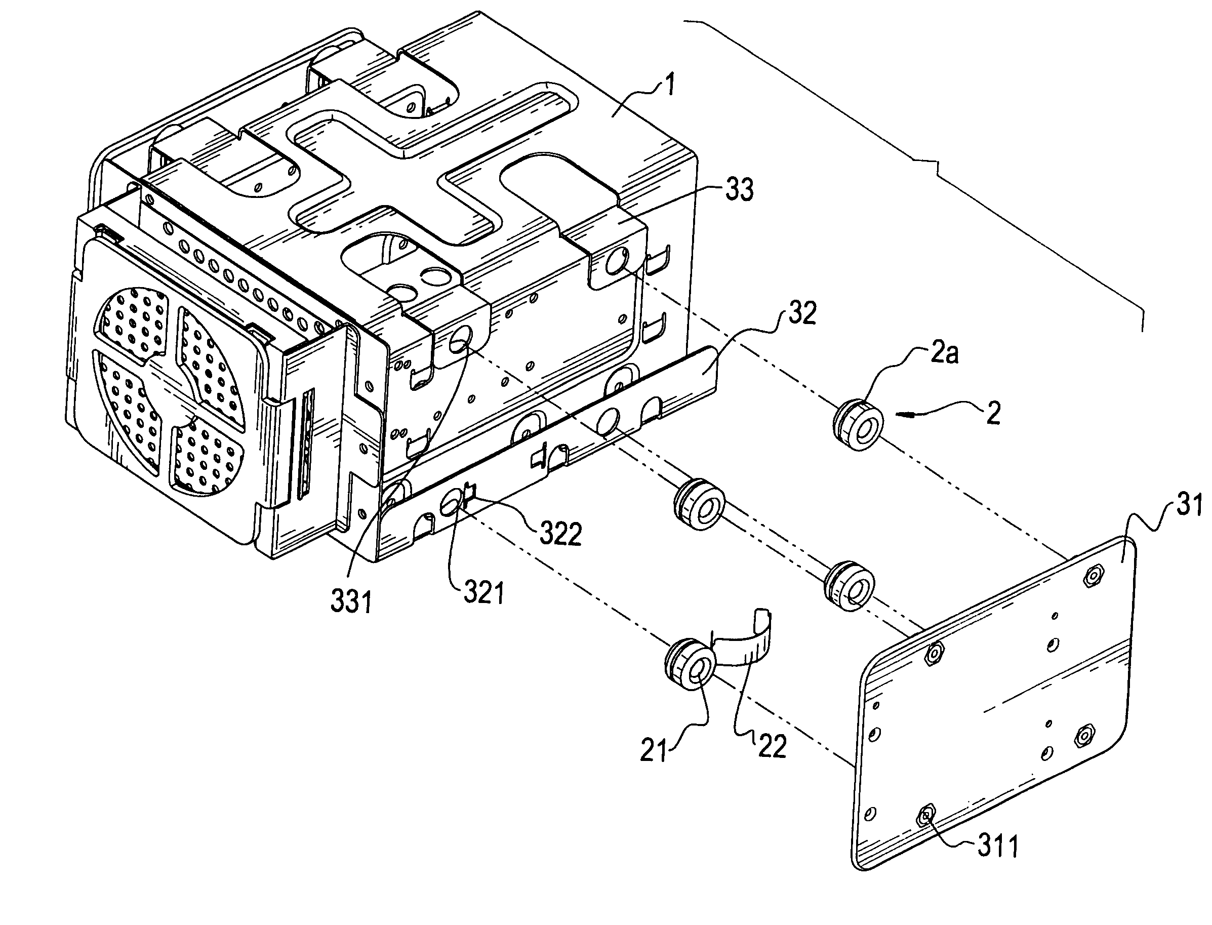 Computer hard disk damper