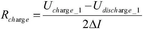 Lithium battery ohmic resistance test method based on double-pulse current