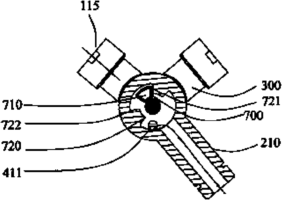 Device selectively using shower head and rain shower