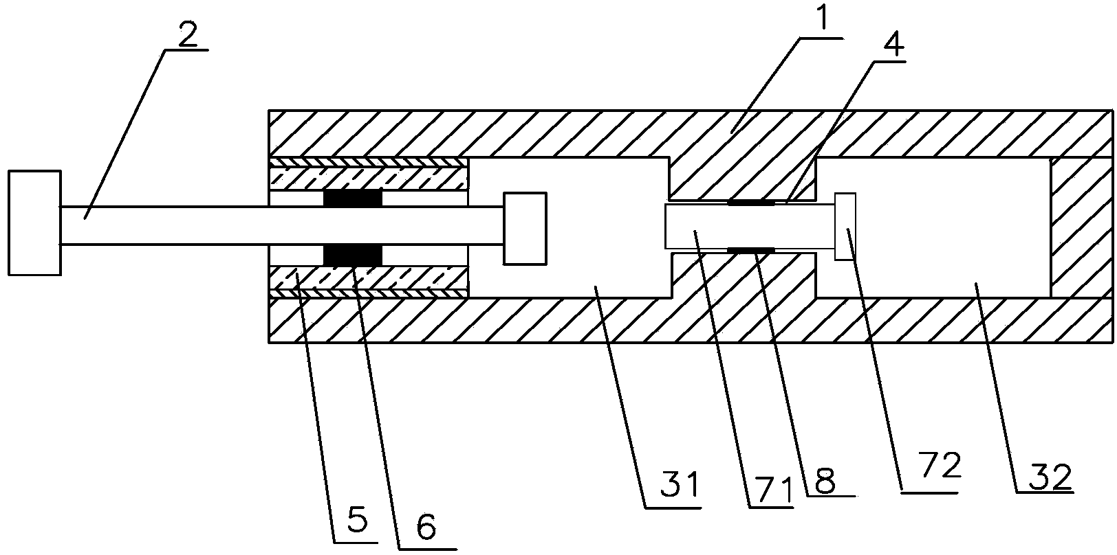 Damping device for vibration attenuation of upper rollers and lower rollers of rolling mills