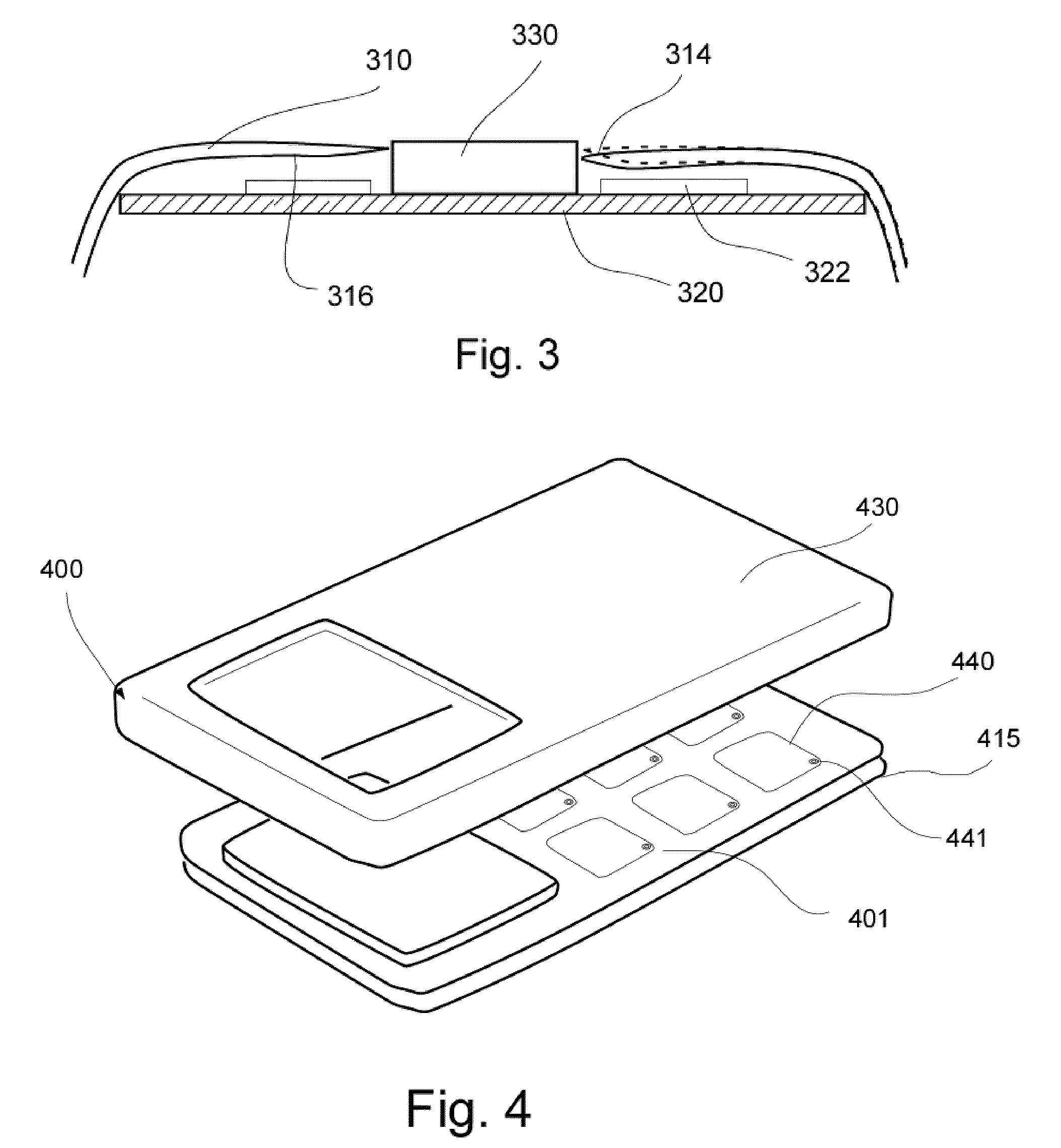 Electronic device housing with integrated user input capability