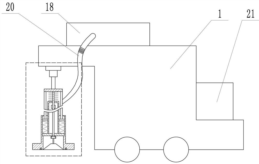 Road surface water seepage performance detection device