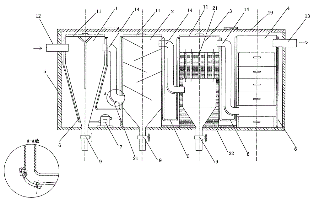 Condensation type purifying series apparatus for combustible gas from biomass pyrolysis