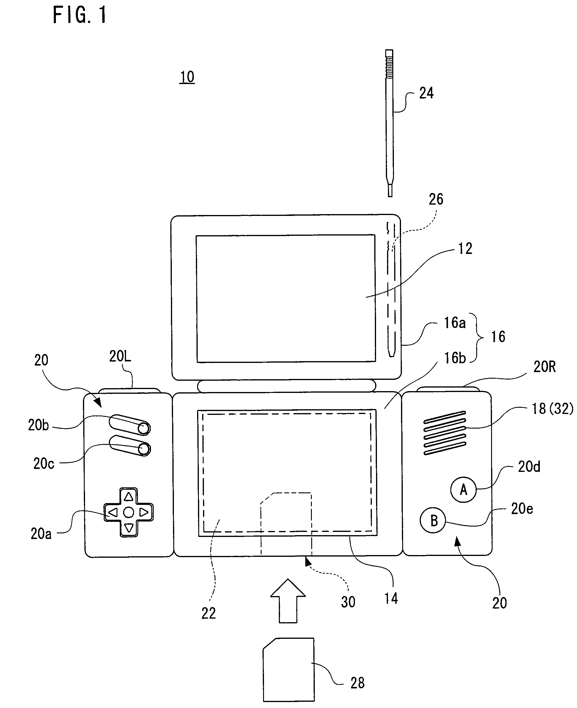 Game apparatus utilizing touch panel and storage medium storing game program