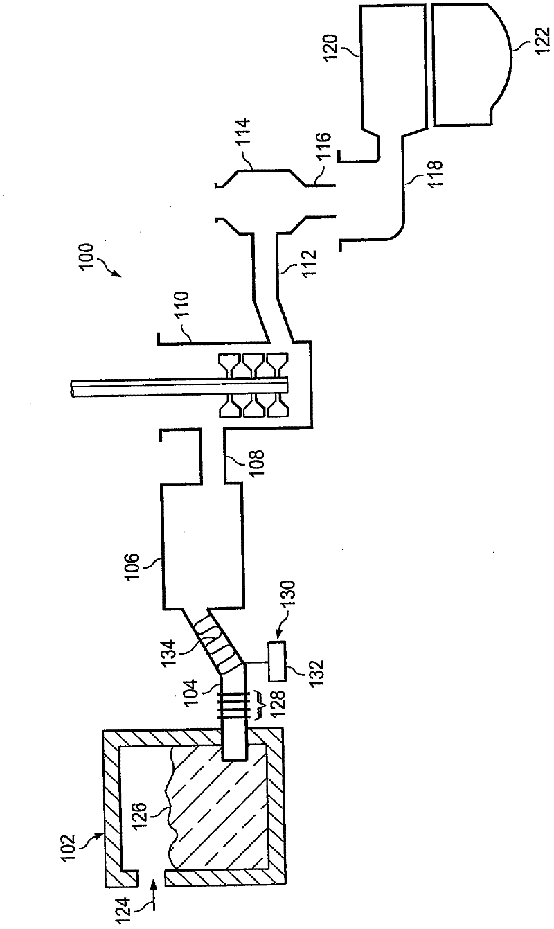 Apparatus and method for reducing gaseous inclusions in a glass