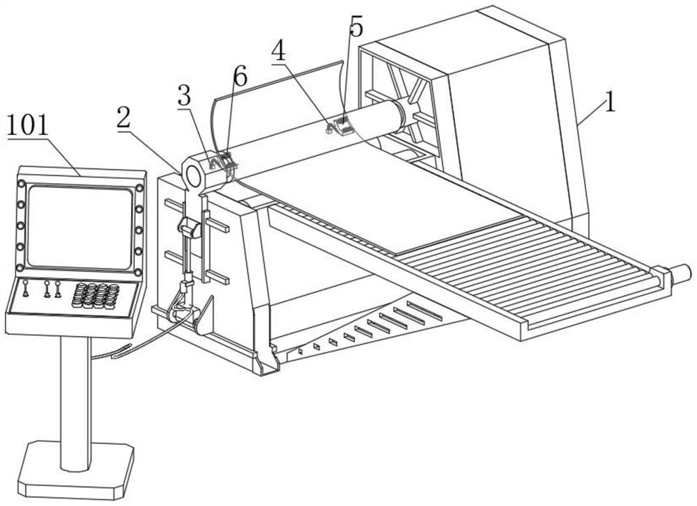 Low-deformation plate rolling machine