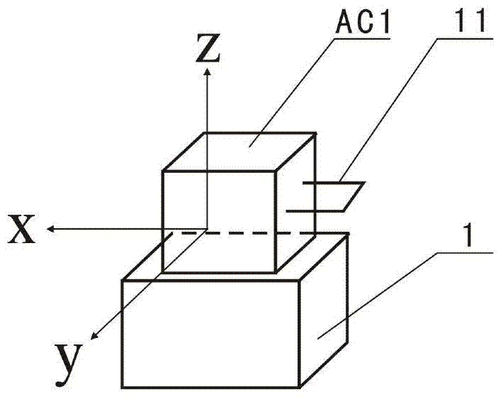 Stewart platform attitude measurement device and measurement method