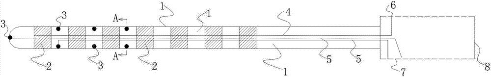 Composite electrode for recording deep brain signals