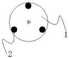 Composite electrode for recording deep brain signals