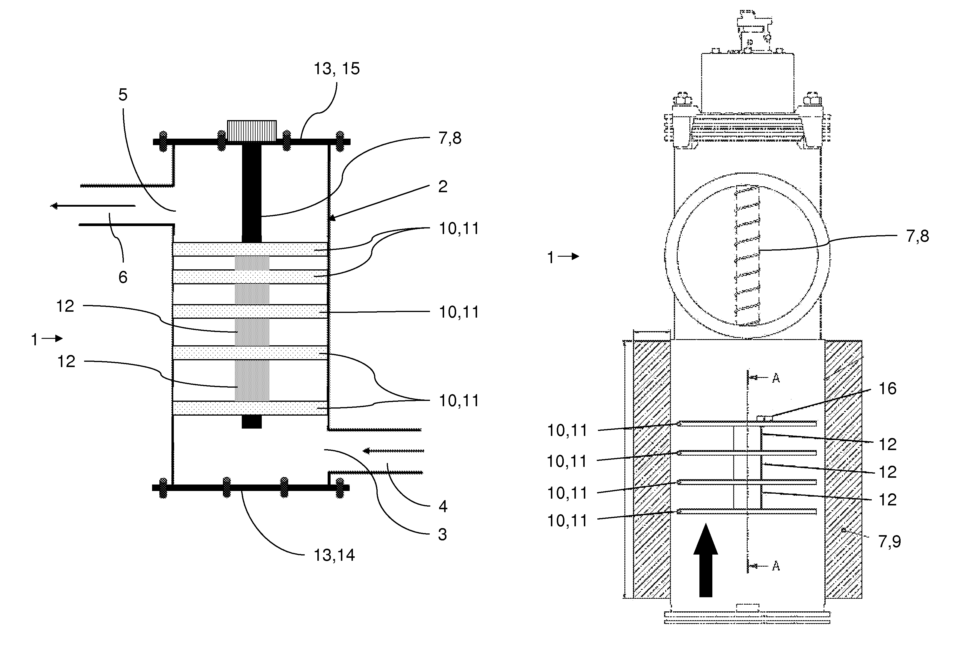 Hot-trap assembly for trapping unreacted gas by-products