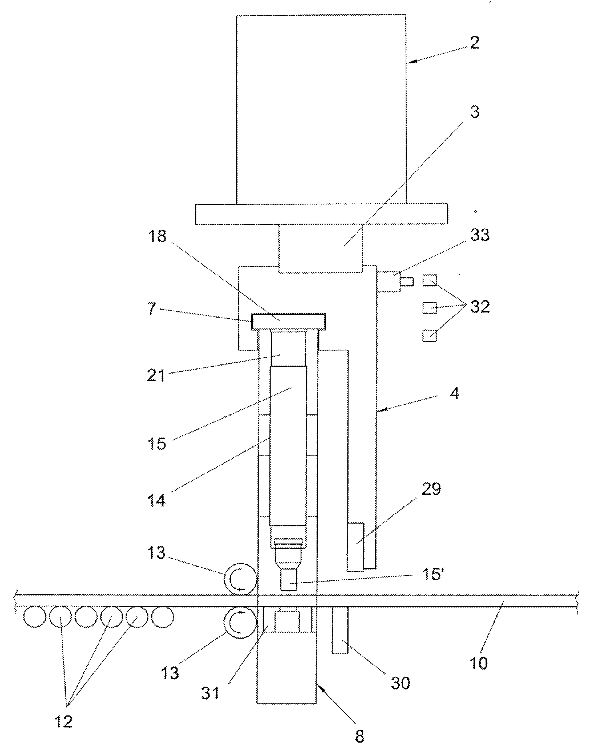 Automatic machine for punching and cutting wheel rims