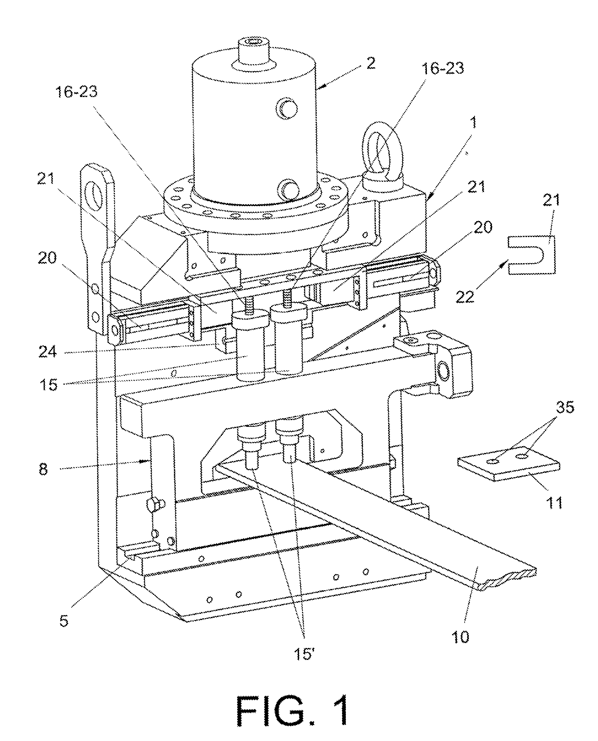 Automatic machine for punching and cutting wheel rims