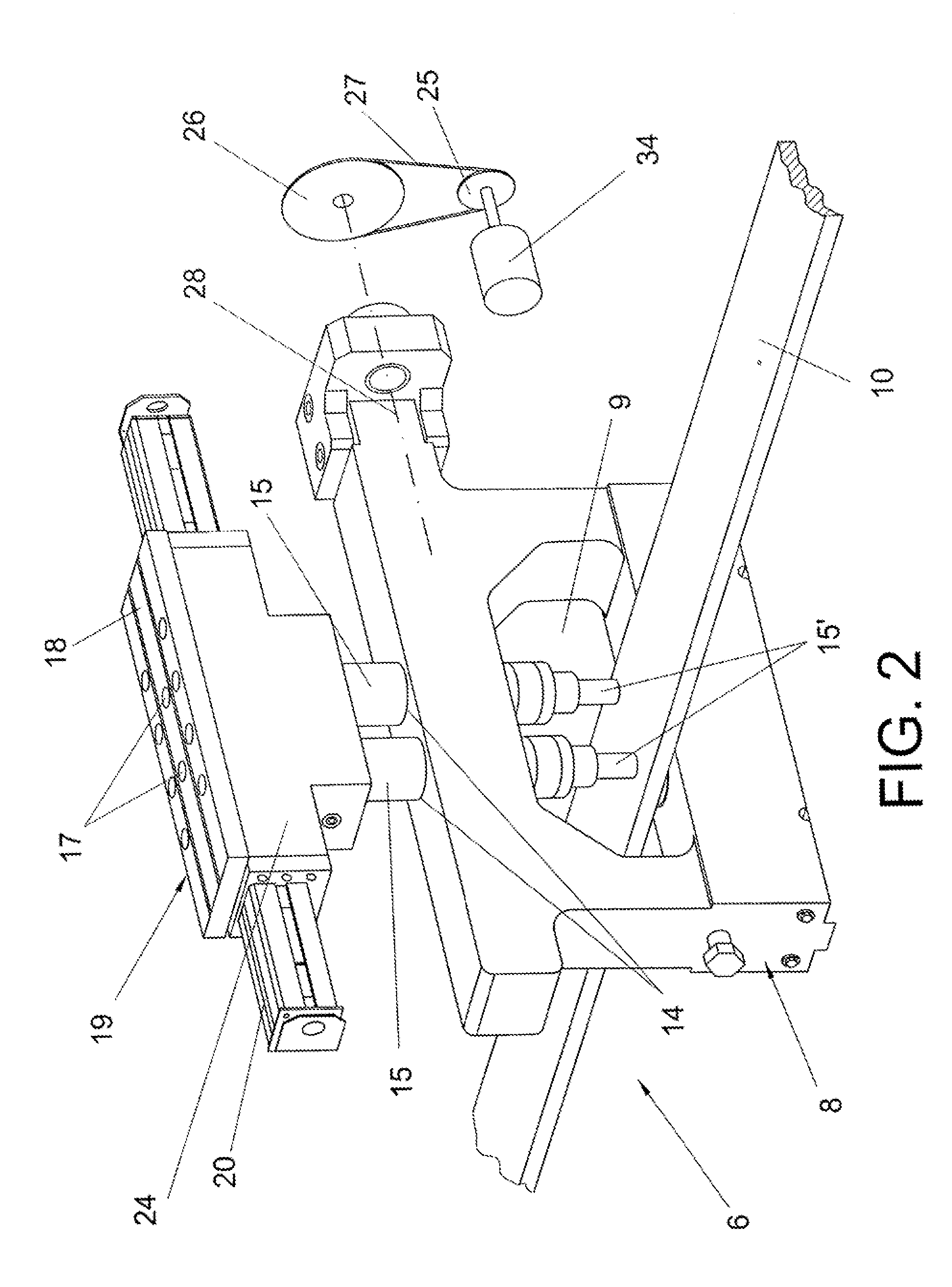 Automatic machine for punching and cutting wheel rims