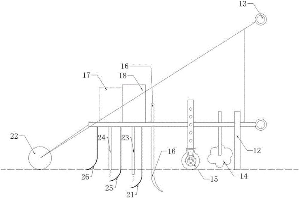 A Simultaneous Seed and Fertilizer Seed and Fertilizer for Corn Subsoiling and Deep Fertilization