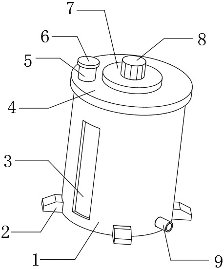 Line printing and dyeing device for textile processing